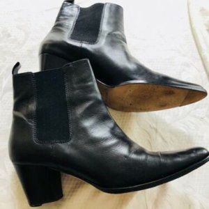 Michael Kors Black Booties Made In Italy Size 9